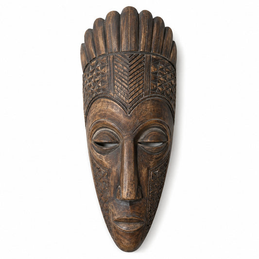 Carved Wooden Tribal Mask