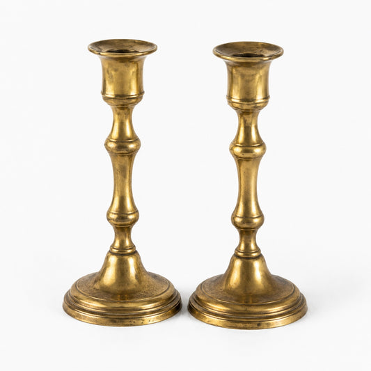 Pair of Vintage Brass Candlesticks