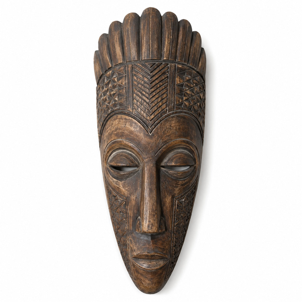 Carved Wooden Tribal Mask