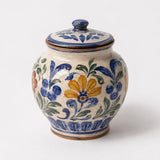 Small Hand-Painted Ceramic Jar