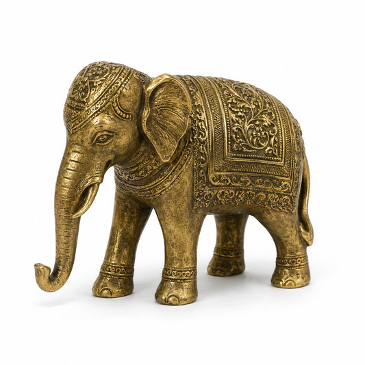 Vintage Brass Elephant Figurine